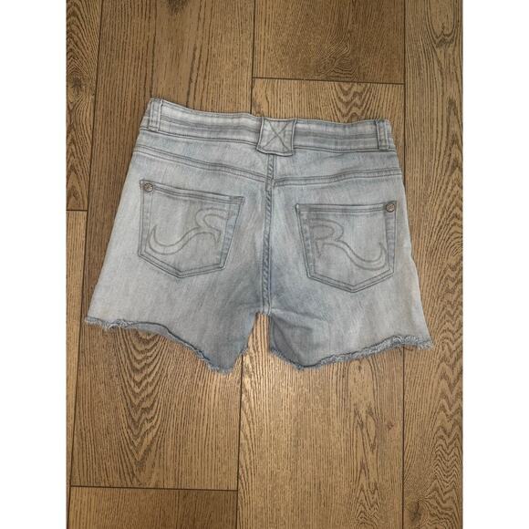 Rock & Republic Bonnaroo Light Wash Denim Shorts Size 2 - Picture 3 of 5
